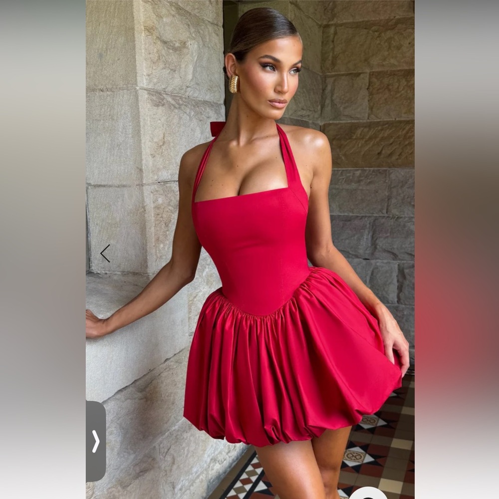 Maricia Mini Dress - Red